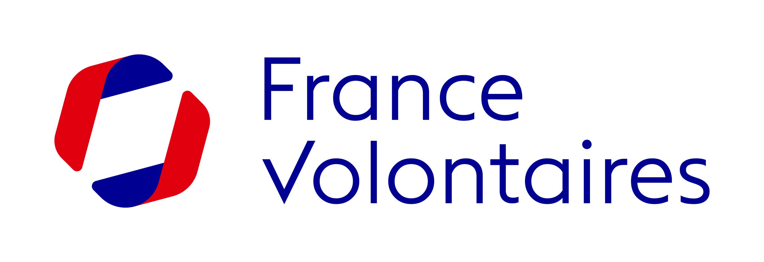 Logo - France Volontaires - H - Logo rouge et bleu (2) (003)